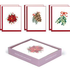 Quilled Winter Botanicals Note Card Box Set