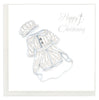 Quilled Christening Boy Greeting Card