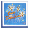Quilled New Years Eve (Italian) Greeting Card