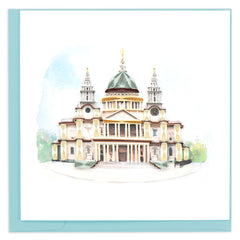 Quilled St Paul's Cathedral Greeting Card