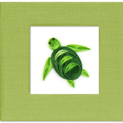 Quilled Sea Turtle Sticky Note Pad Cover