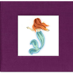 Quilled Mermaid Sticky Note Pad Cover