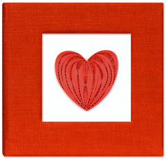 Quilled Heart Sticky Note Pad Cover