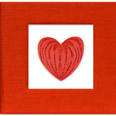 Quilled Heart Sticky Note Pad Cover