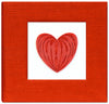 Quilled Heart Sticky Note Pad Cover