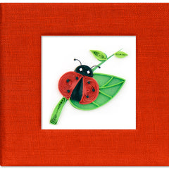 Quilled Ladybug Sticky Note Pad Cover