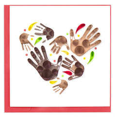 Quilled Black History Celebration Card