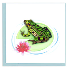 Quilled Frog Greeting Card