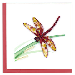 Quilled Dragonfly Greeting Card