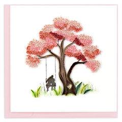 Quilled Blossoming Love Greeting Card