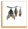 Quilled Halloween Bats Card