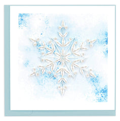 Quilled Snowflake Holiday Card
