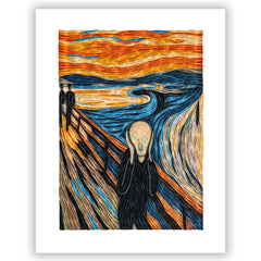 Art-Size Artist Series - Quilled The Scream, Munch