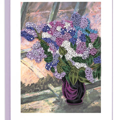 Quilled Artist Series – Lilacs in a Window, Cassatt