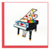Quilled Grand Piano Greeting Card
