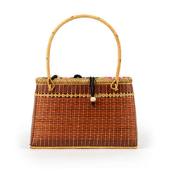 Hand-woven Bamboo Bag | Ready at Any Angle (Brown)