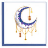 Quilled Decorative Crescent Moon Greeting Card
