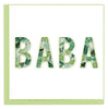 Quilled BABA Greeting Card