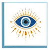 Quilled Evil Eye Greeting Card