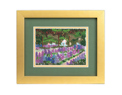 Framed Artist Series - Quilled The Artist's Garden at Giverny, Monet