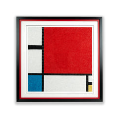 Gallery Artist Series - Quilled Composition with Red, Blue and Yellow, Mondrian