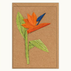 Bird of Paradise Handmade Card