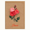 Love Red Roses Handmade Card
