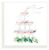 Quilled Champagne Tower Greeting Card