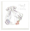 Quilled Christening Girl Greeting Card