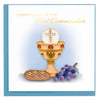 Quilled First Communion Greeting Card