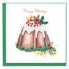 Quilled Holiday Bundt Cake Greeting Card