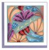 Quilled Bold Floral Thank You (German) Greeting Card