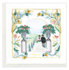 Quilled Tuscan Wedding (Italian) Greeting Card