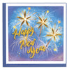 Quilled New Years Eve Greeting Card