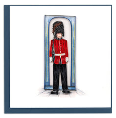 Quilled Royal Guard Greeting Card