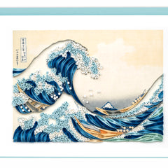 Quilled Artist Series - The Great Wave off Kanagawa, Hokusai Greeting Card