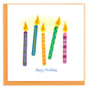 Quilled Birthday Candles Greeting Card