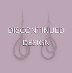 Black Infinity Knot Quilled Earrings