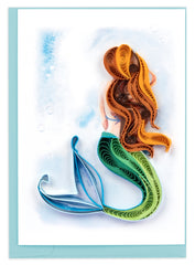Quilled Mermaid Gift Enclosure Mini Card (New-2023)