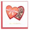 Quilled Box of Chocolates Valentine's Day Card