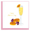Quilled Mother's Day Mimosa Greeting Card