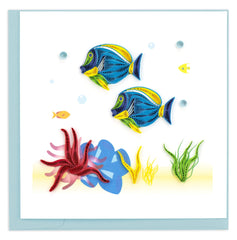 Quilled Colorful Fish Greeting Card