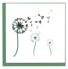 Quilled Dandelion Greeting Card