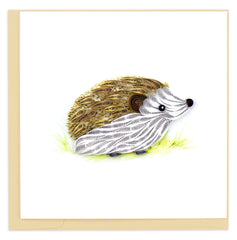 Quilled Hedgehog Greeting Card