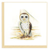 Quilled Barn Owl Greeting Card