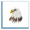 Quilled Bald Eagle Greeting Card