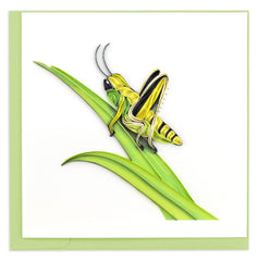 Quilled Grasshopper Greeting Card