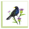 Quilled Starling Greeting Card