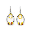 Rustic Hoops & Loops Quilled Earrings