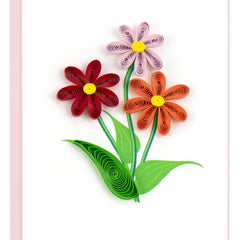 Quilled Daisy Gift Enclosure Mini Card